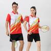 Unisex Badminton Tennis Polo Shirt Set Sportswear Training Jersey Custom Print Athletic Wear