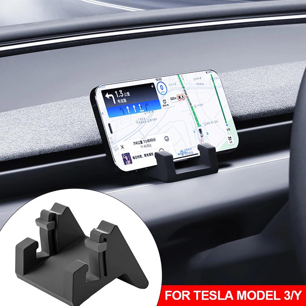 For Tesla Model 3 Y Highland Juniper Car Phone Holder Air Vent Clip Mobile Cell Phone Stand In Car Liquid Silicone Air Outle