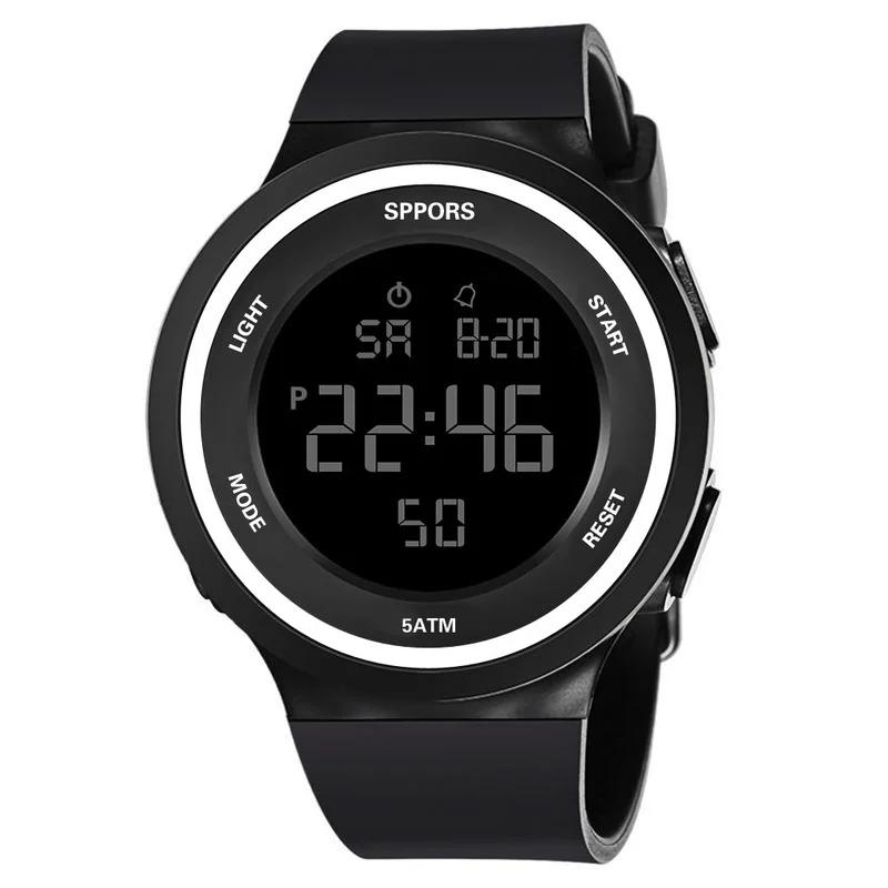 Waterproof Led Watches for Men Outdoor Sports Men Digital Led Quartz Alarm Men Wrist Watch Fashion Electronic Watch New