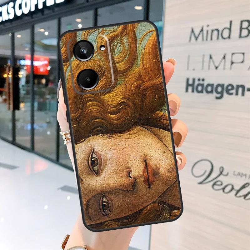 Art Painting Birth Of Venus Case For Realme 15 Pro 12 11 13 14 Pro Plus GT6 GT7 C55 C51 C53 C25 C63 C61 C65 C67 C71 C75