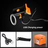 Luce Posteriore per Bicicletta Lampada da Ciclismo Modalità di Illuminazione Multiple Ricaricabile USB LED Lampeggiante Luci Posteriori per Bici MTB Accessori per Bici per Reggisella
