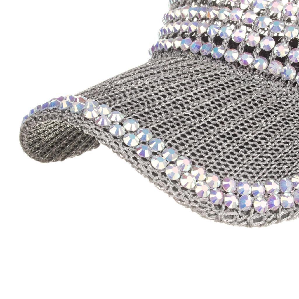Cappellino da Baseball da Donna Completamente Ricoperto di Diamanti - Primavera/Estate B694