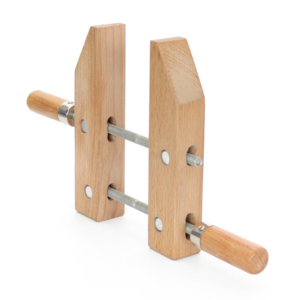 1Pc 8/10inch Wood Hand Screw Clamp Adjustable Handscrew Woodworking Parallel Clamp Tool