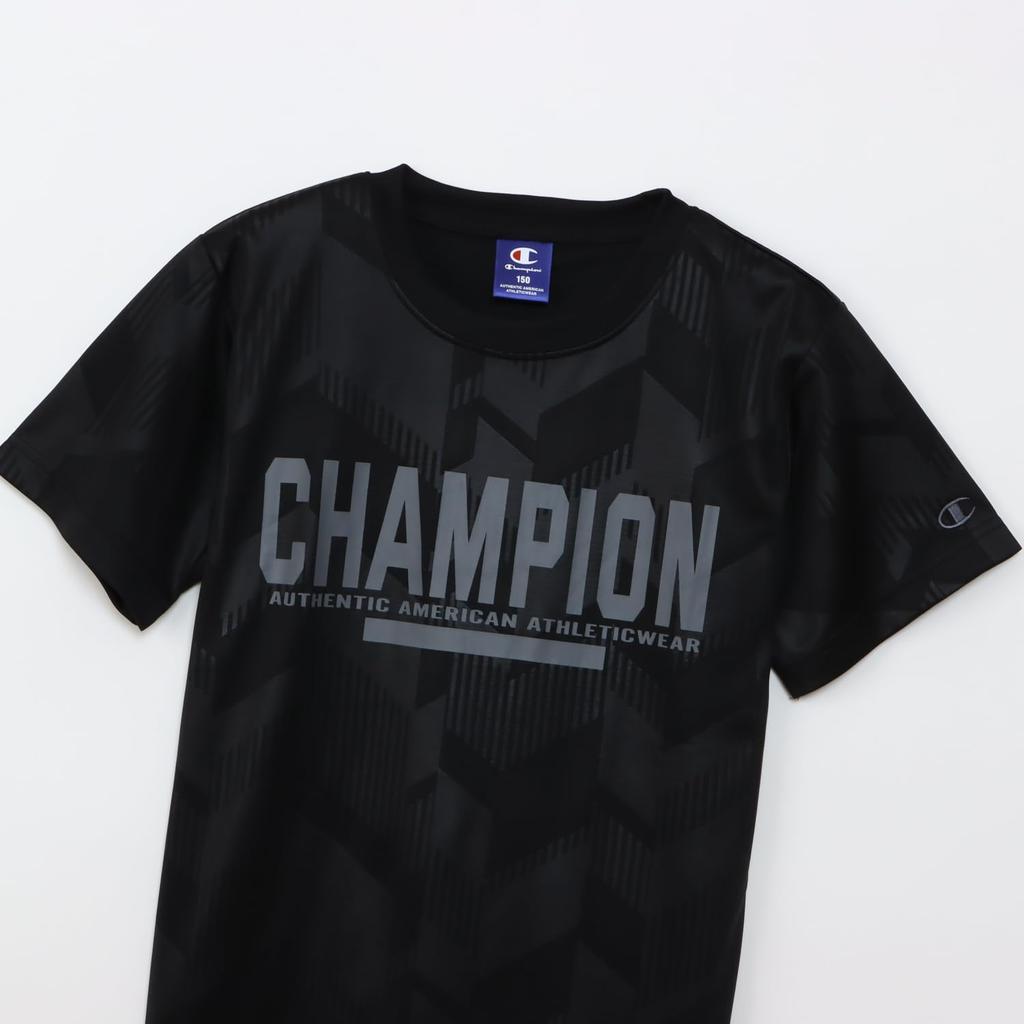 Champion Short Sleeve Crew Neck Tracksuit Set with Rubber and Basic Sports Kids' (2-Piece Set) Quick-Drying Print, T-Shirt Shorts, CK-BSW03-090-130