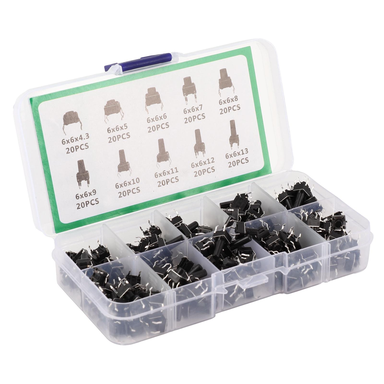 

200 шт. Тактильна кнопка перемикача Міні-контролер для телевізора, аудіо, комп ютера, електронного продукту