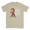 Princess Snow White Grumpy Happy Face T Shirts Cartoon Casual Tee Short Sleeve Round Collar T-Shirts Cotton Unique Tops Unisex