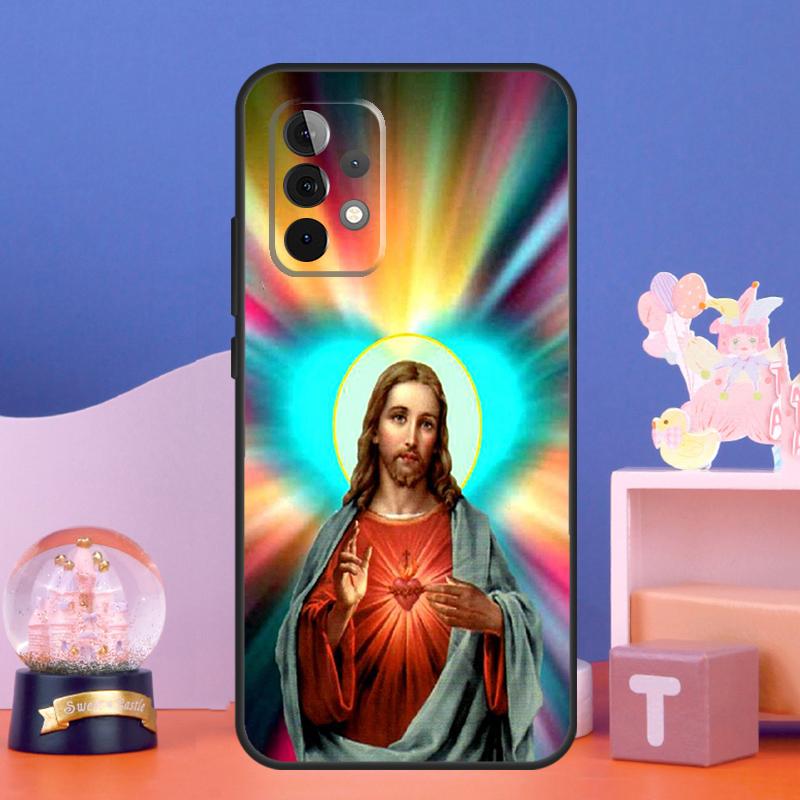 Jesus Case For Samsung Galaxy A14 A24 A34 A54 A15 A25 A12 A22 A32 A52 A51 A71 A13 A33 A53 Cover