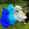 120/150/180cm Kid Women Belly Dancing Fan Right&Left Hands Rayon Silk Fans