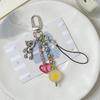 Ins Style Sweet Keychain Trend Backpack Hanging Piece Bag Charm Car Key Chain Girl Jewelry Accessorie Gift