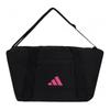 Adidas Polyester Portable One Shoulder Crossbody Gym Bag Large Women's Black Adidas HT2447