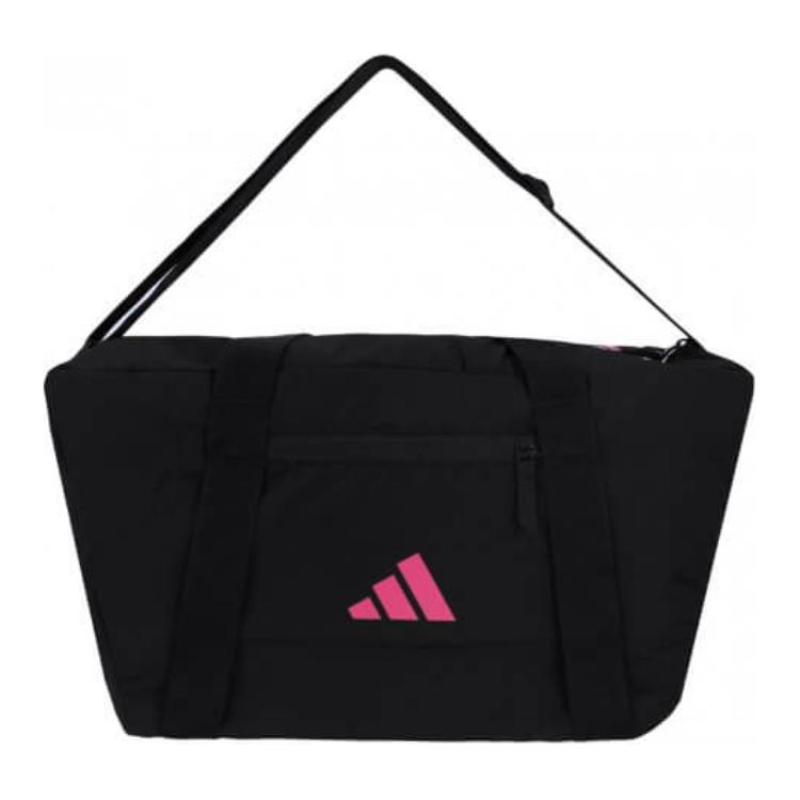Adidas Polyester Portable One Shoulder Crossbody Gym Bag Large Women's Black Adidas HT2447