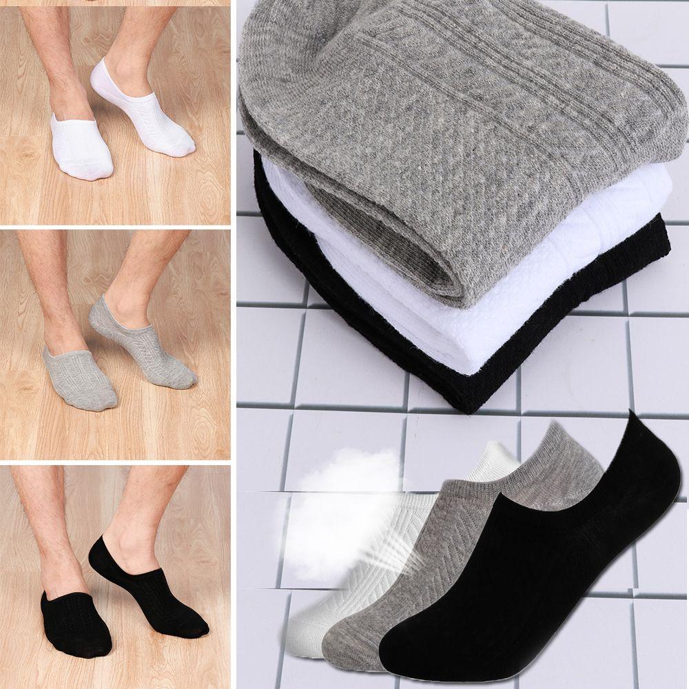 

1/3 пары коротких деловых дышащих массажных носков-лодочек, хлопковых носков, мужских носков