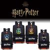 Stylish Harry Potter Print Canvas Backpack With Hidden Zipper Pockets