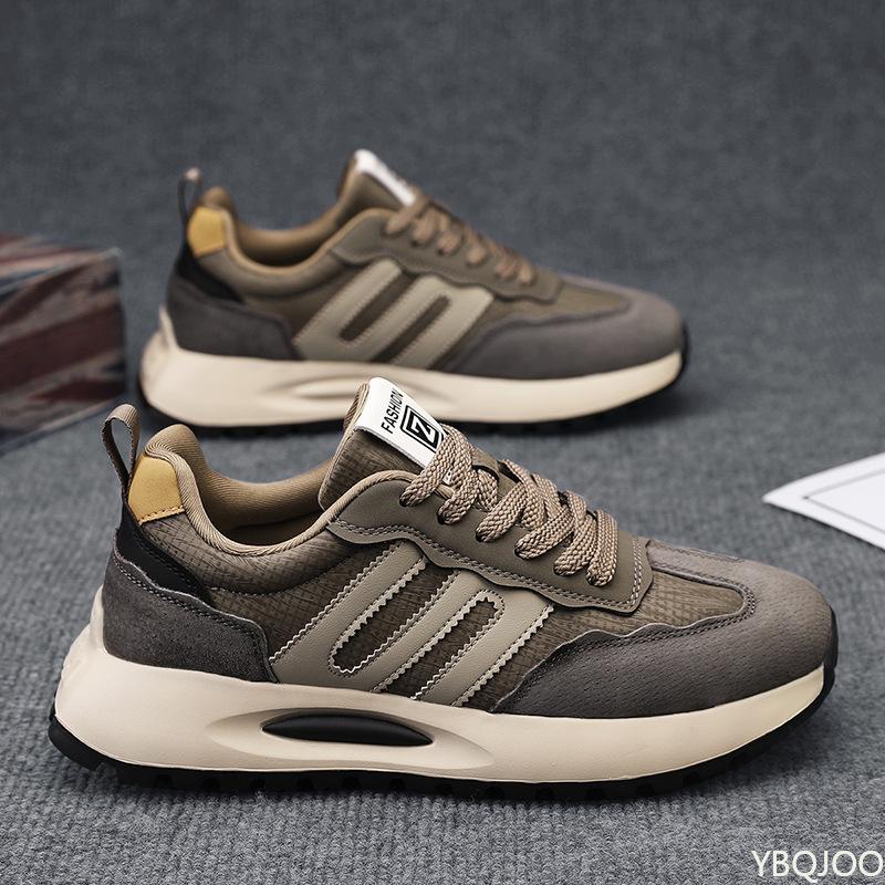 Men's Shoes Spring New Retro Running Casual Shoes for Teenagers Thick Soled Non Slip Simple Comfortable Shoes for Sports