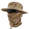Camouflage Boonie Cap & Balaclava Set, Foldable Soft Wide Brim Hat Sunscreen Caps for Outdoor Hunting Fishing