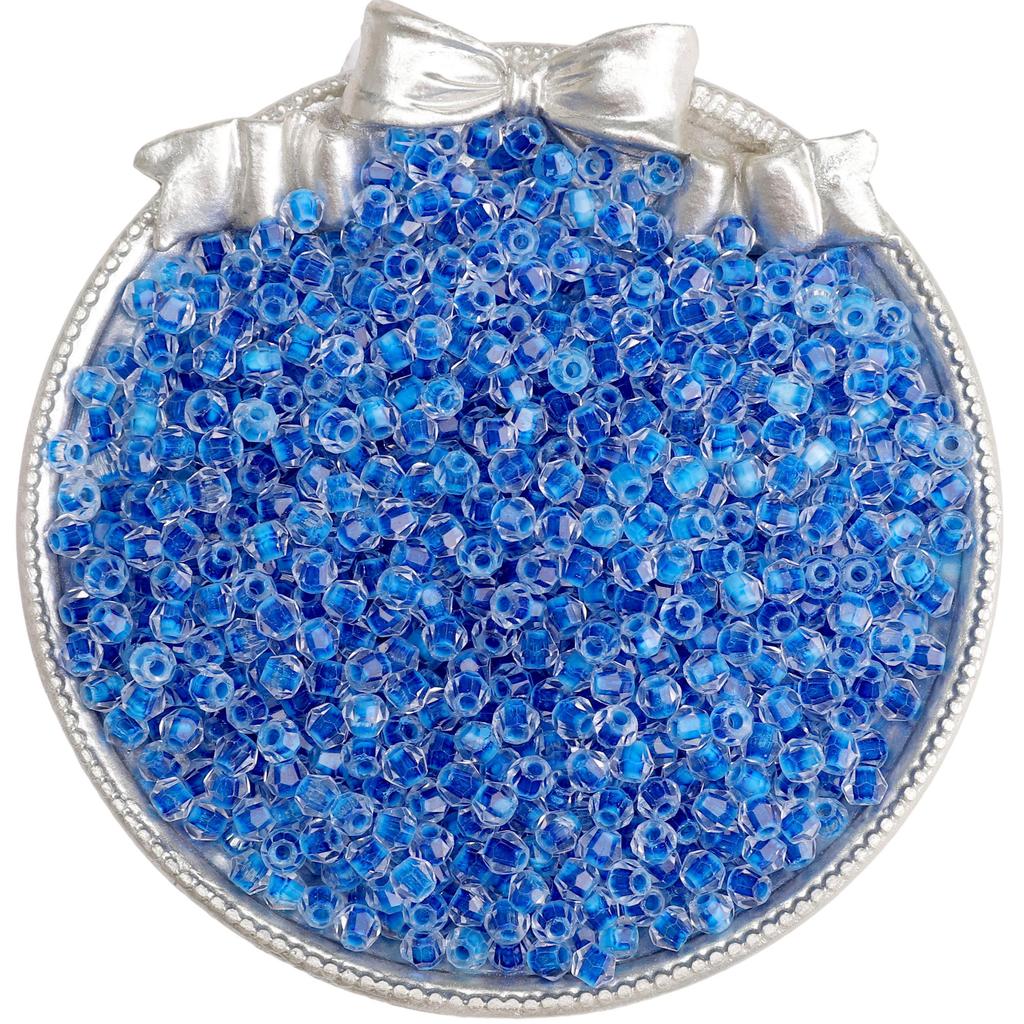 140Pcs Crystal Czech Glass Beads Ink Wash Painting Seed Beads For DIY Clothing Sewing Decor Jewelry Making