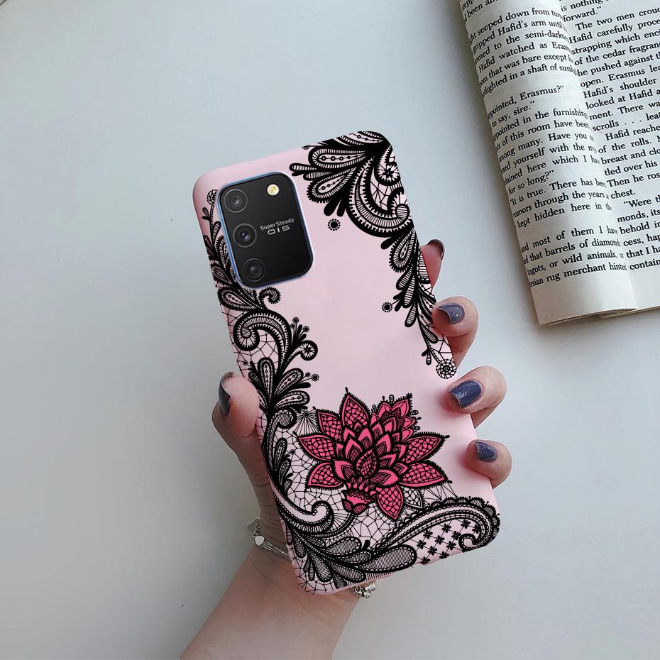 For Samsung Galaxy S10 Lite Case On Samsung Note 10 Lite S 10 Lite Cover Simple Solid Matte Soft Silicone Back Cover Phone Cases