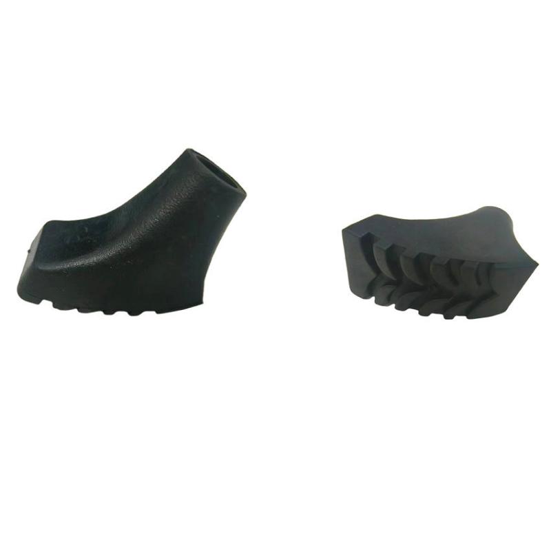 10Pcs Walking Trekking Pole Tip Protectors Anti-skid Rubber Buffer Pads Durable Replacement Parts for Cross-country Hiking Camping