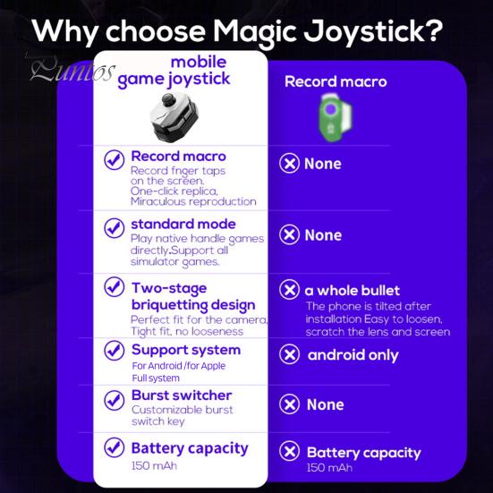 Ручка контроллера джойстика для мобильных игр Портативная перезаряжаемая универсальная — фото 11