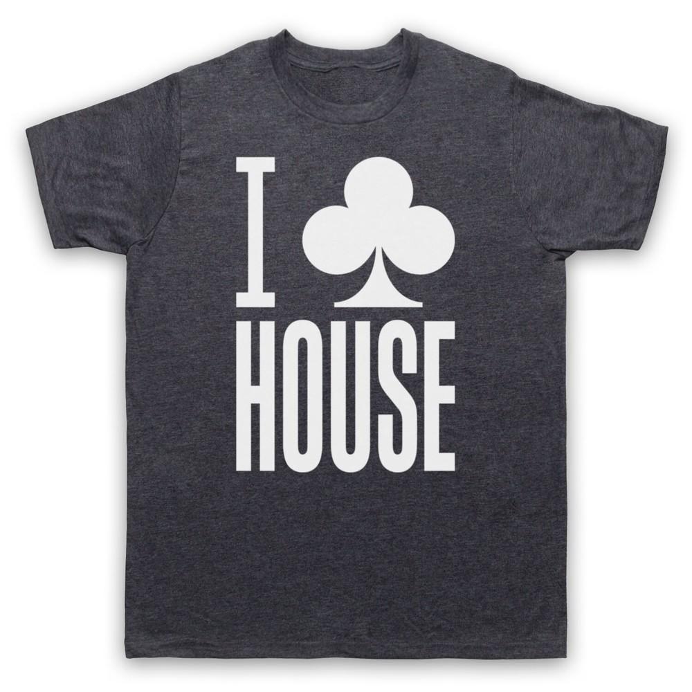 

I Club House Dance Music Slogan Cool Clubbing Dj Mens And Womens T-Shirt L