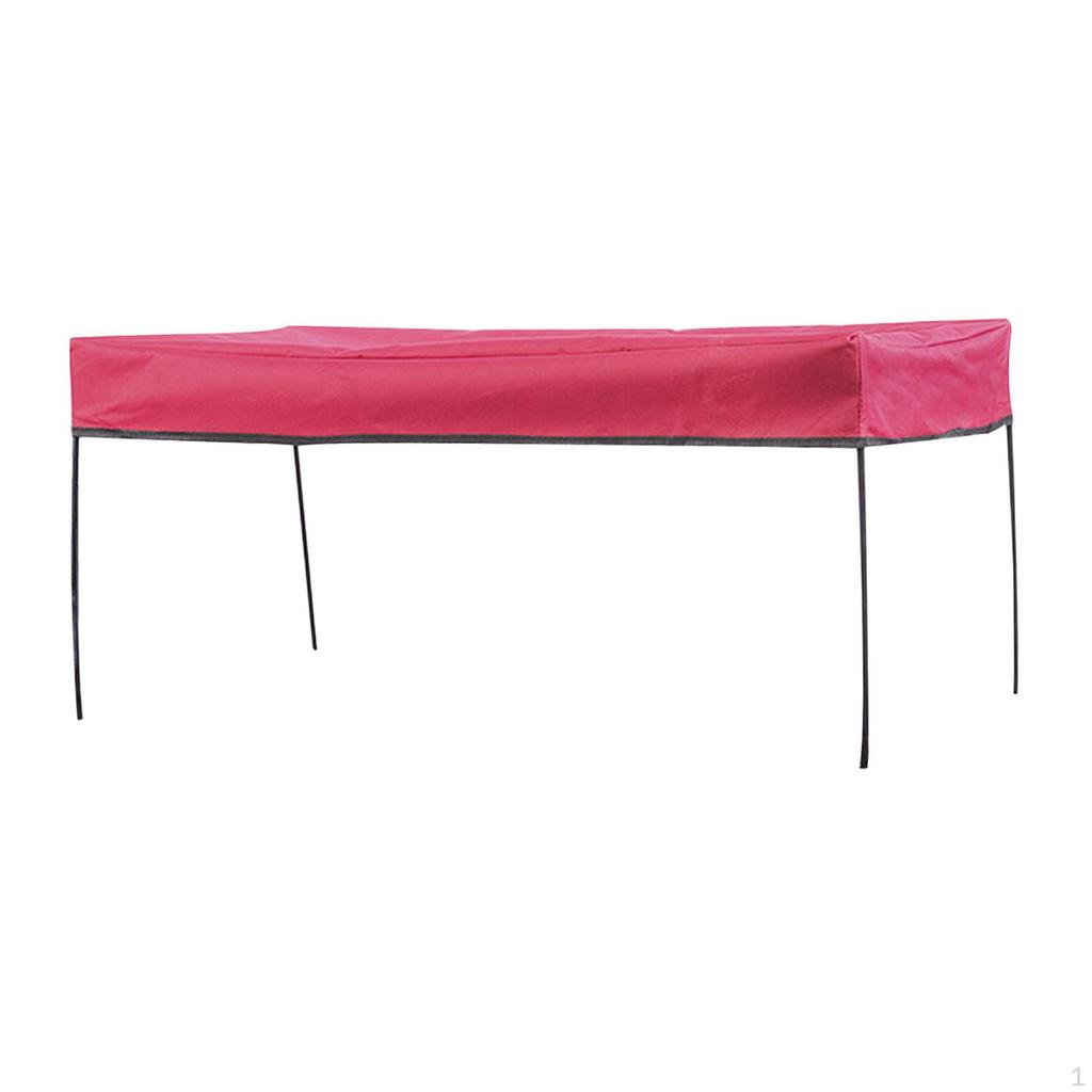 Wagon Canopy Awning Hand Push Pull Cart Basket Outdoor Garden Sunshade