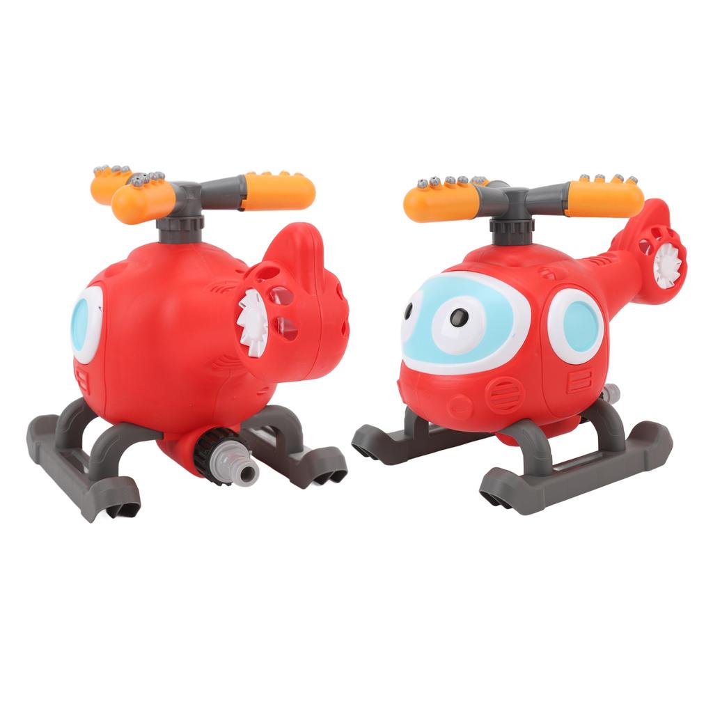 Water Sprinkler Baseball Toy 2 In 1 360 Degree Rotating Spray Water Baseball Helicopter Toy for