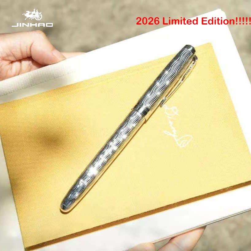 2026 Limited Edition! JINHAO 85 Fountain Pen Gold Arrow Clip Copper Material Writing Pen Office School Supplies Stationery