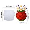 Molde de Silicone Para Artesanato DIY de Resina, Concreto, Cimento Como Bandejas e Tigelas Decorativas