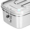 1,5L Dvouvrstvý obědový box Přenosný Neprosakující 304 Nerezová ocel   Nádoba na jídlo Nádobí pro