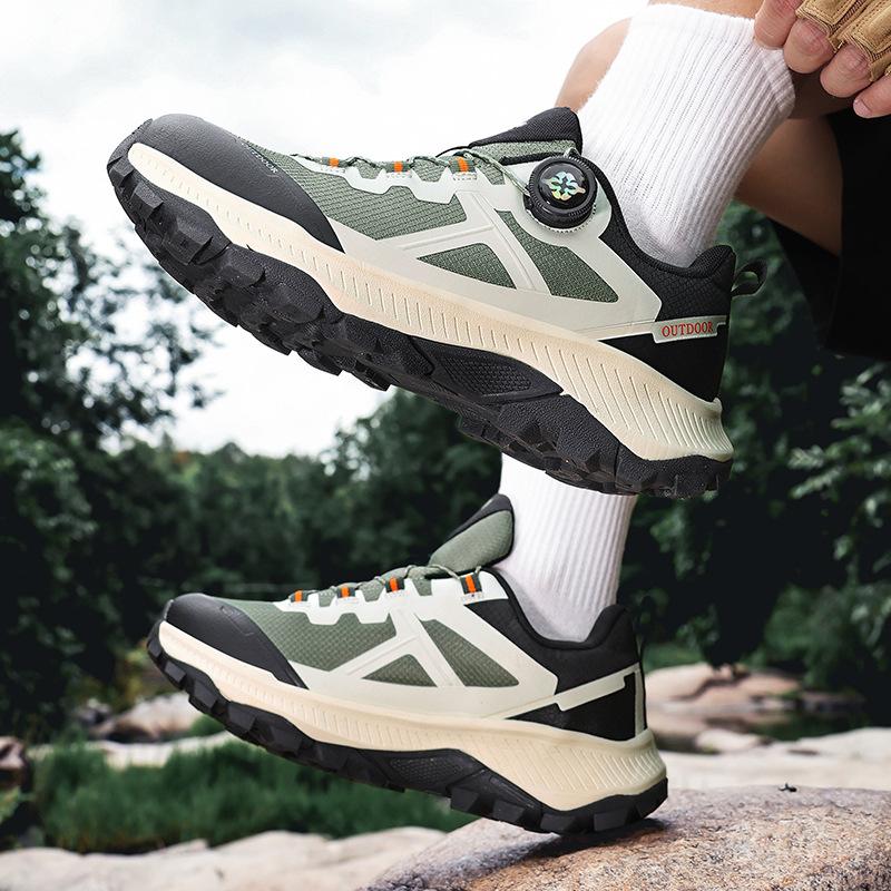 Classic mesh men's shoes, new spring, autumn and summer men's hiking sports shoes, casual, lightweight and breathable laces