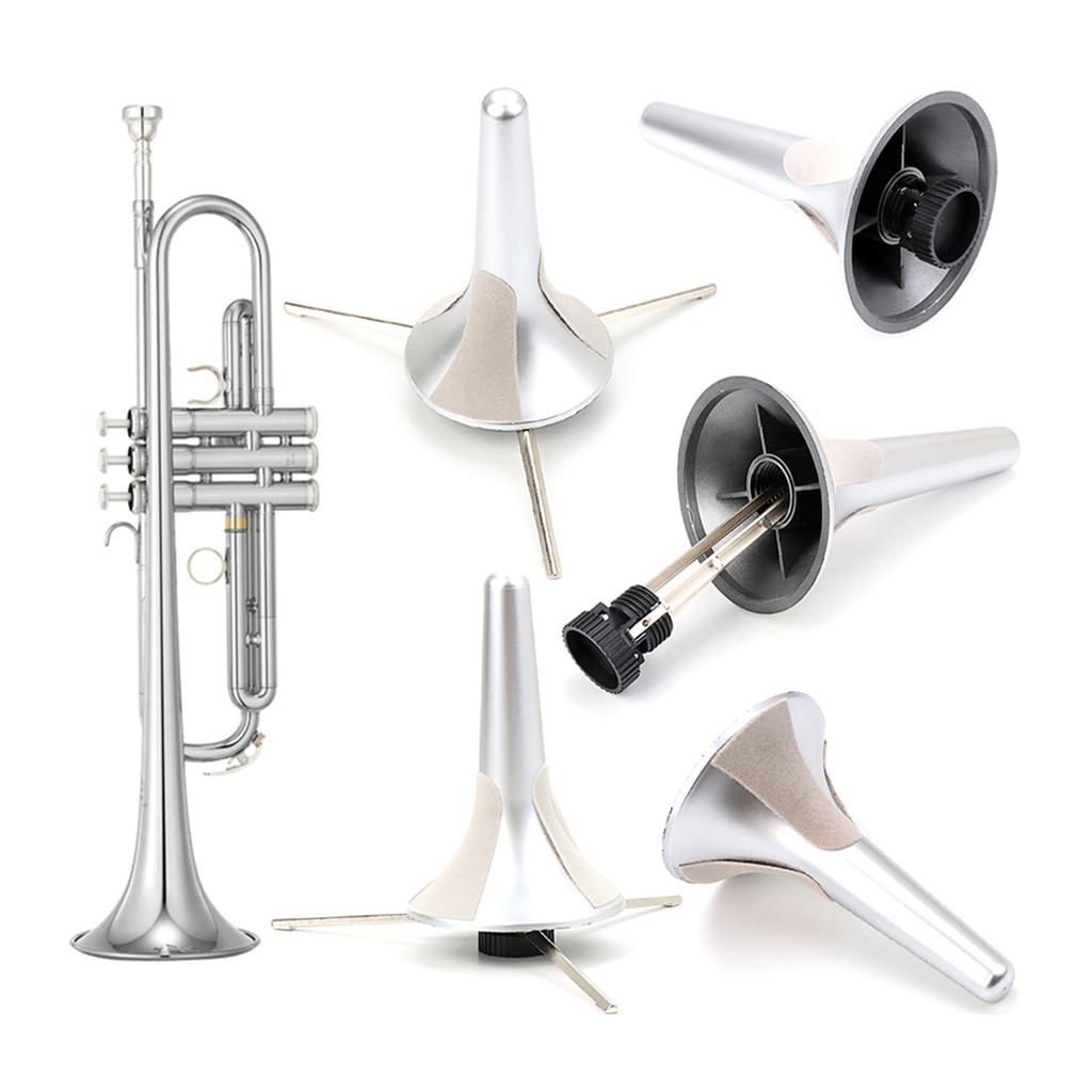 Foldable Trumpet Holder Stand Adjustable Trumpet Rack Metal Display Tripod Musical Insturment Rack Stable and Durable