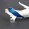 20cm Bílý velrybí transportní letoun A300-600 Beluga Airlines Model letadla Transportní Beluga Odlitek ze slitiny Model letadla Hračka