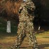 2 Teile/satz Outdoor Verkleidung Top Hosen Anzug 3D Blätter Dekor Atmungsaktiv Hunter Ghillie Anzug Camouflage Kleidung CS Training Dschungel Kapuzenjacke