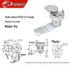 MS705-3A Waterproof Cylindrical Cam Lock for Cabinets, Electrical Control Cabinets, Meter Boxes, and Trash Cans