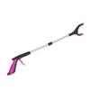 Foldable Grabber Tool with Magnetic Tip Ergonomic Handle Trash Grabber Handy Pick Up Tool Purple