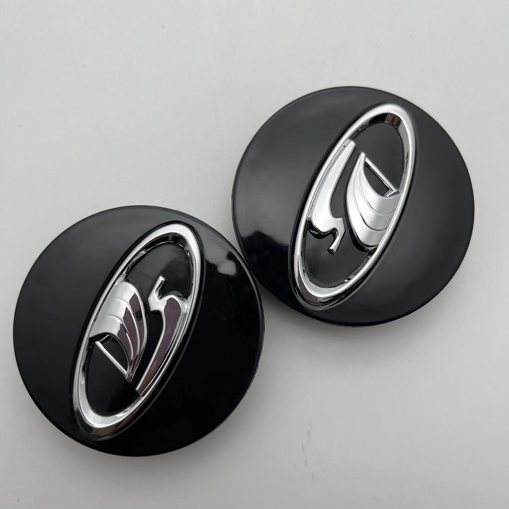 4 Stück ABS Mit LADA Emblem Logo 57mm Auto Radkappen Felgennabendeckel Abdeckung Abzeichen Styling Auto Zubehör Passend für Lada Vesta Niva XCODE