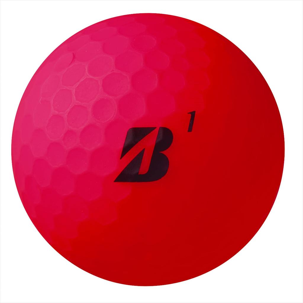 BRIDGESTONE TOUR B JGR Golf 2021 12 Matte Red Balls, Model, Balls,