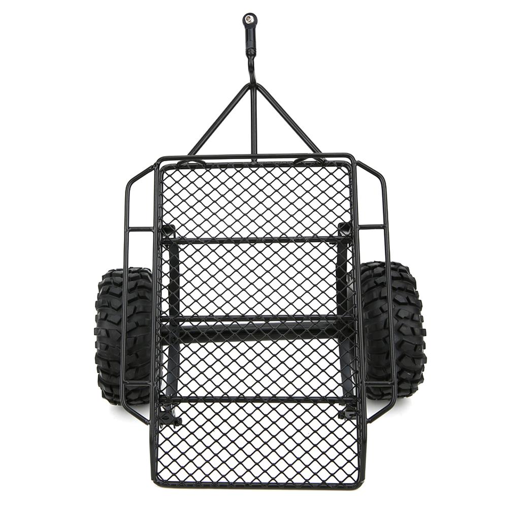 Metal Model Car Small Trailer Fit for Traxxas TRX4 Axial SCX10 RC4WD D90 CC01 1 10 RC Truck