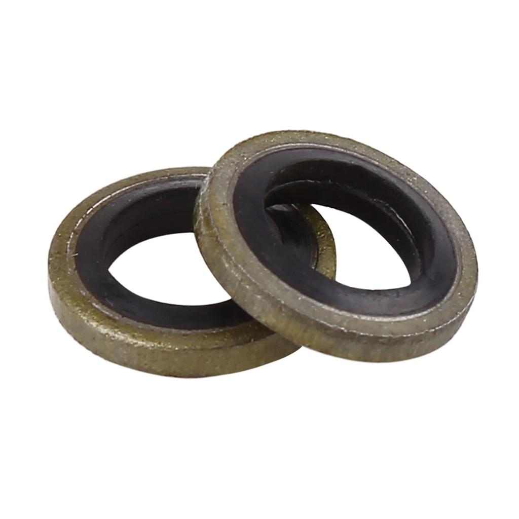 uxcell Oil Adhesive Seal M8 Bronze Tone Car Engine Oil