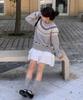 Deuloupisumeon [Drawfit Women X Aloha] Fence Nordic Pullover Knit [L.Grey]