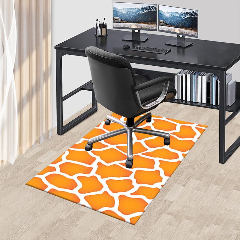 1PC Giraffe Print Extra Large Non Slip Floor carpet, Office, family, bedroom, Studio Large Area Rug Indoor Rugs, Vibrant Colors
