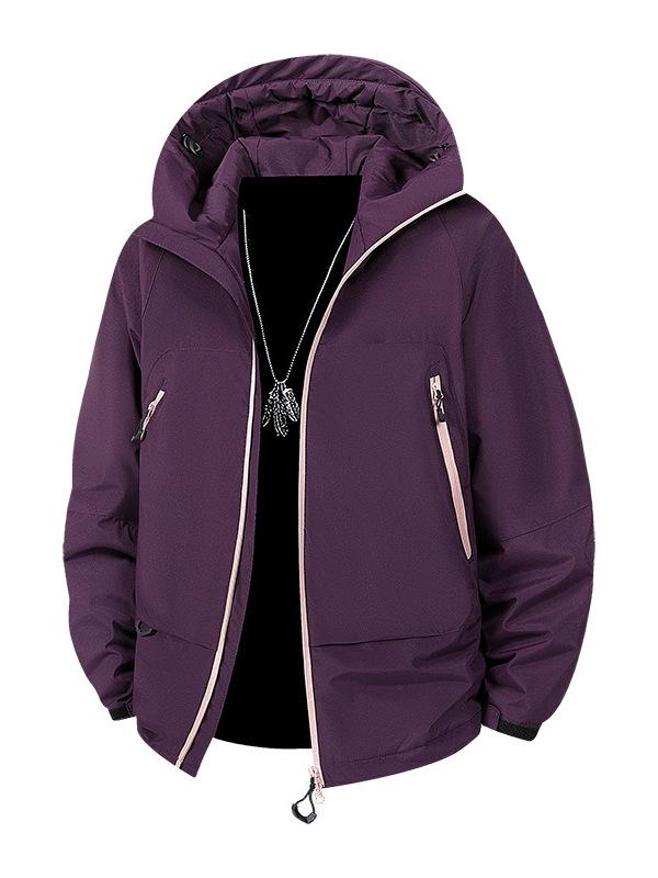 Wasserdichte Graphen-Kapuzen-Skijacke für Herren - Winterkollektion 2025