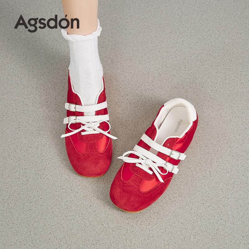 Augustine Sports Training Shoes New Summer Retro Ballet Style Forrest Gump Flat-soled Thin-soled Sports Shoes
