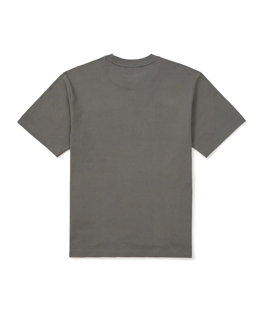 SNOWPEAK APPAREL Cotton Lettering Short Sleeve T-Shirt (S25Mmfts64) Dark Khaki