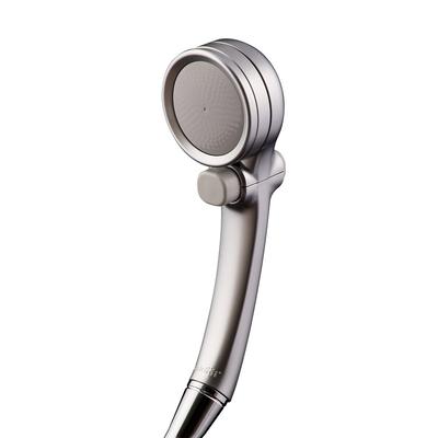 Takagi Shower Head Comfortable Shower Matte Silver Bubble Shower No Tools Required Easy Installation JSB102BMS "More Pita" Water-Saving