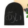 Design Sweet Cool Niche Knitted Hat Autumn and Winter Inkjet Basic Alphabet Spice Girl YK Cold Hat Stylish Street Trendy Girl