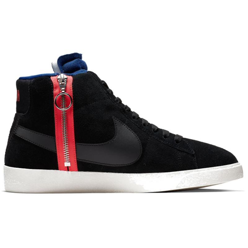 Nike Sneakers Damskie Blazer Mid Rebel XX Czarne Królewski Niebieski Buty Skateboardowe BQ4022-005