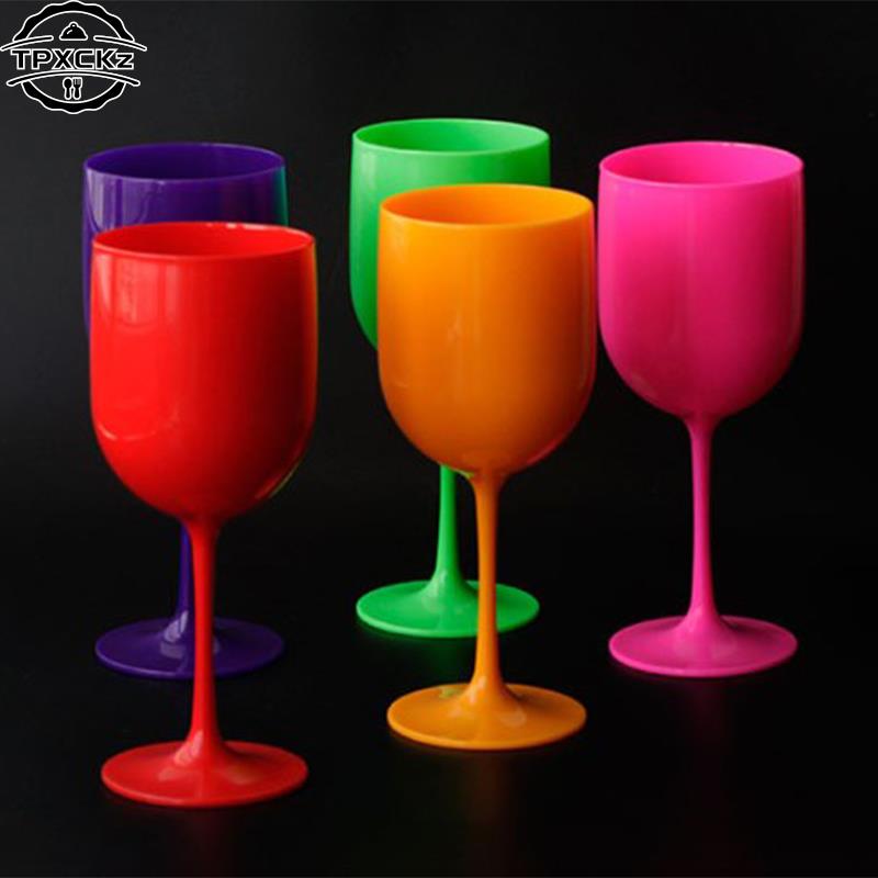 Reusable Champagne Flutes Glasses PP Plastic Wine Glasses Dishwasher-safe Champagne Glass Wine Party Supplies