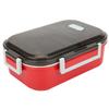 304 Stainless Steel Portable Lunch Box Food Container for Outdoor Camping Picnic 700mlRed