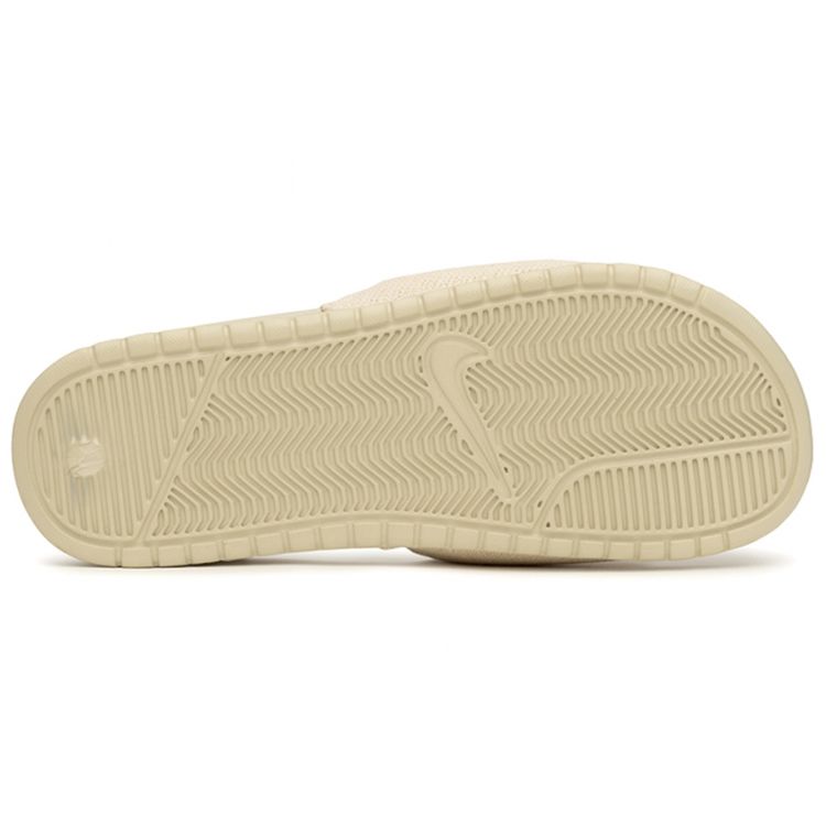 Stussy X Nike Benassi Fossil Stone Unisex Sneakers Tan DH1584-200